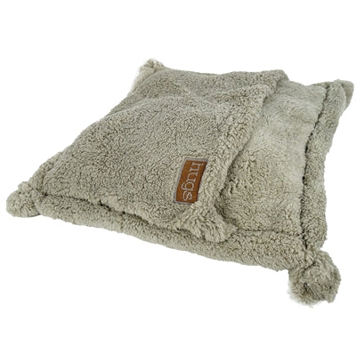 Happy pet cat sleeping bag hugs snuggle
